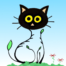 Flor transgénica com genes de gato