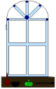 Blue window