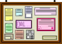 Sticky notes board