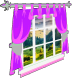Window overlooking the Stunning Mountain