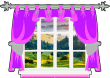 Window overlooking the Stunning Mountain