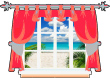 Window overlooking the Beach