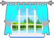 Window overlooking the Enchanted Trees