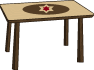 Typical table of a hungry witch